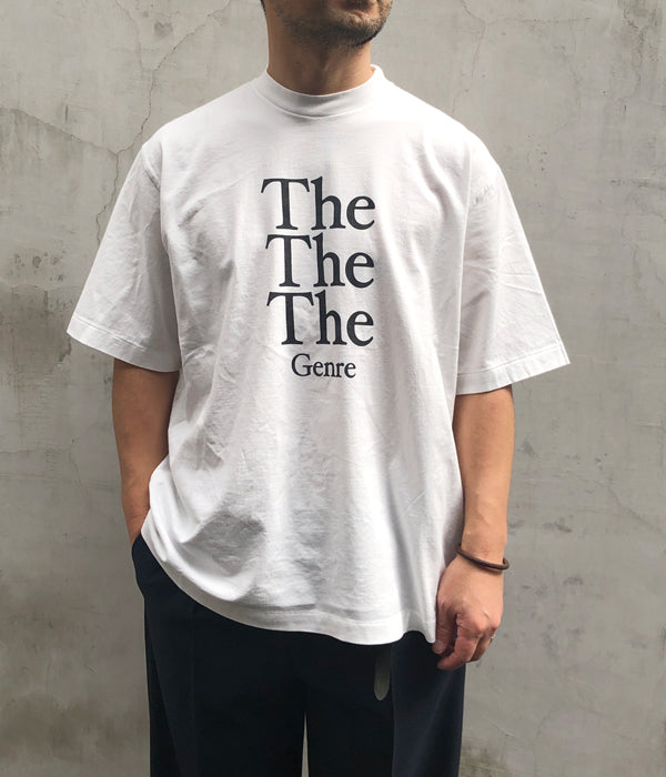 blurhms ROOTSTOCK/The Genre The Print Tee WIDE (WHITE)