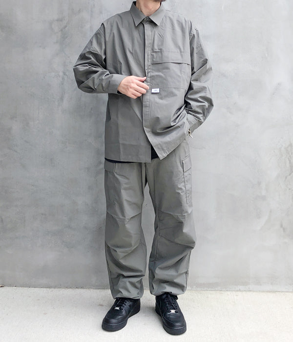 descendant カーゴパンツ DESCENDANT/BUCKET CARGO TROUSERS (GRAY)