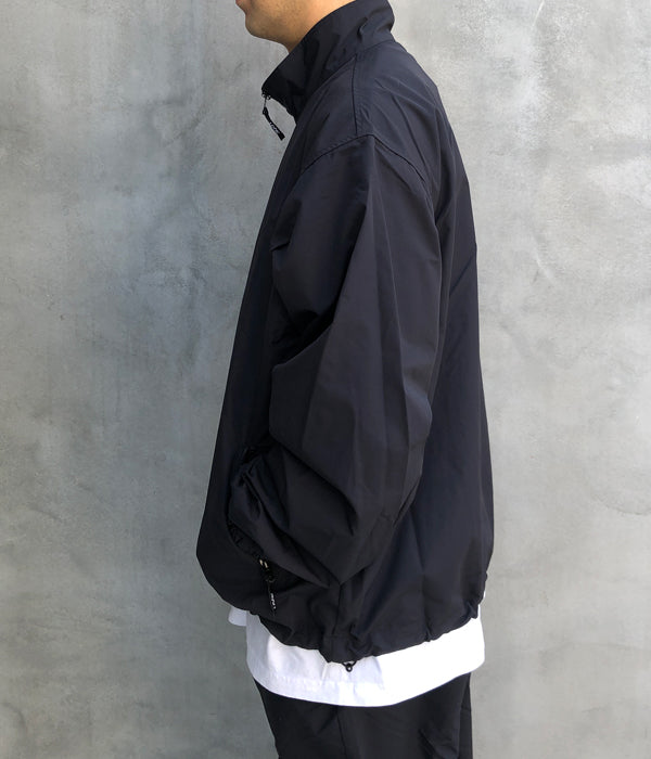 LQQK Studio/NYLON TRACK JACKET (BLACK)