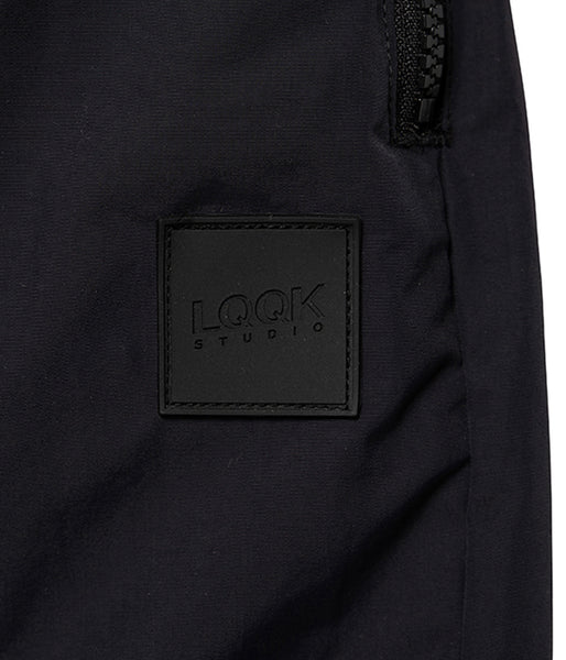 LQQK Studio/NYLON TRACK PANTS (BLACK)