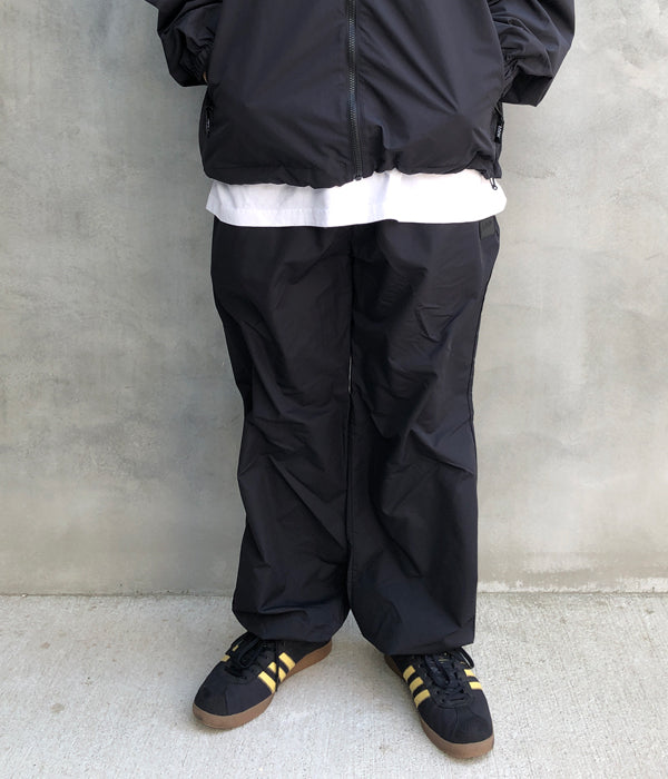 LQQQK Studio トラックパンツ NYLON TRACK PANTS/ナイロントラックパンツ(BLACK) LQQKSTUDIO
