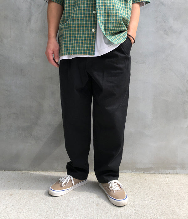 パンツ descendant DC-3 WIDE TWILL TROUSERS DC-3 TWILL TROUSERS – DESCENDANT