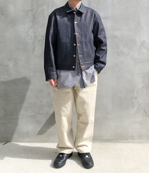 パンツ INTERIM BAKER PANTS IVORY INTERIM/ORGANIC COTTON HBT TWILL BAKER PANTS (IVORY)