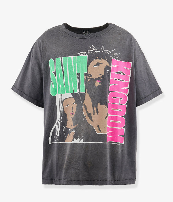 SAINT MICHAEL/LM_SS TEE/ST KINGDOM/BLK