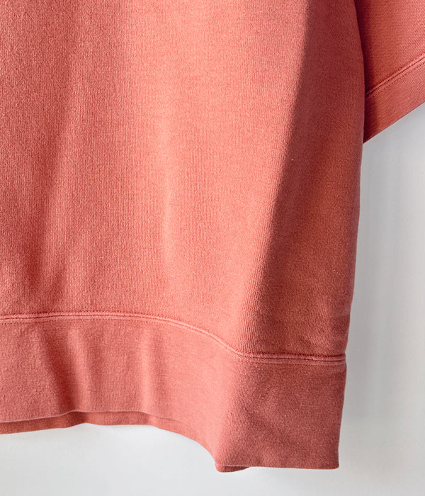 visvim/JUMBO SB SWEAT S/S DMGD (U.D.) (PINK)