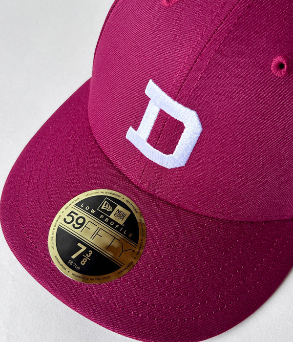 DESCENDANT/LETTERD LP 59FIFTY NEW ERA (BURGUNDY)