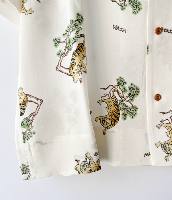 visvim/COPA SHIRT S/S TORA (SILK) (WHITE)