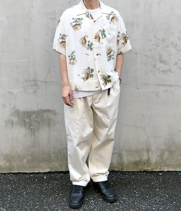 visvim/COPA SHIRT S/S TORA (SILK) (WHITE)