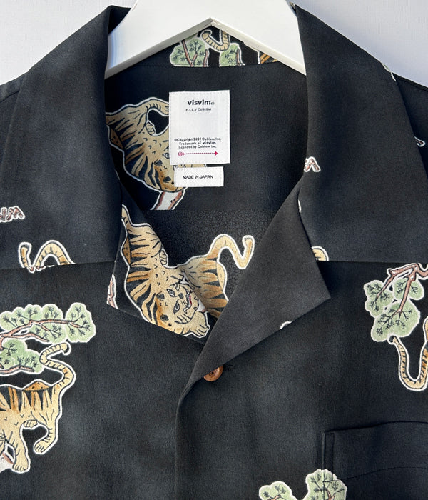 visvim/COPA SHIRT S/S TORA (SILK) (BLACK)