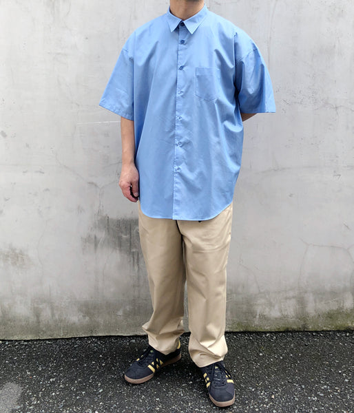 DIGAWEL/OVERSIZED S/S SHIRT (DARK SAX)