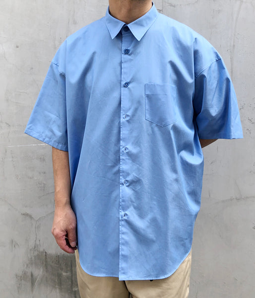 DIGAWEL/OVERSIZED S/S SHIRT (DARK SAX)