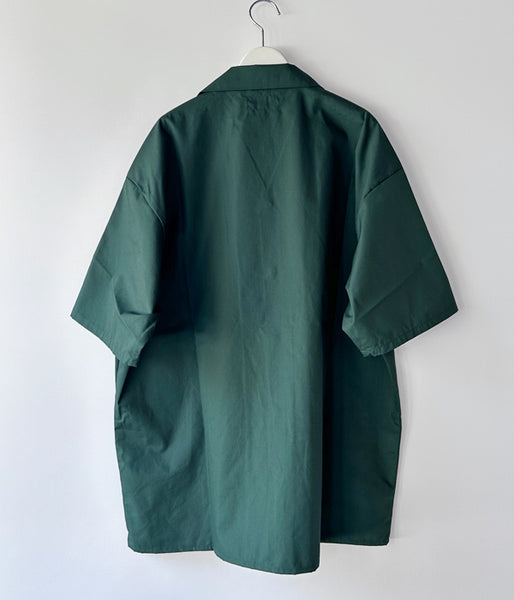 DESCENDANT/SOUS OPEN COLLAR SS SHIRT (GREEN)