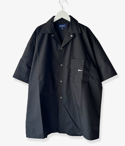 DESCENDANT/SOUS OPEN COLLAR SS SHIRT (BLACK)