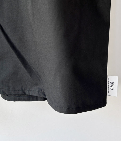 DESCENDANT/SOUS OPEN COLLAR SS SHIRT (BLACK)