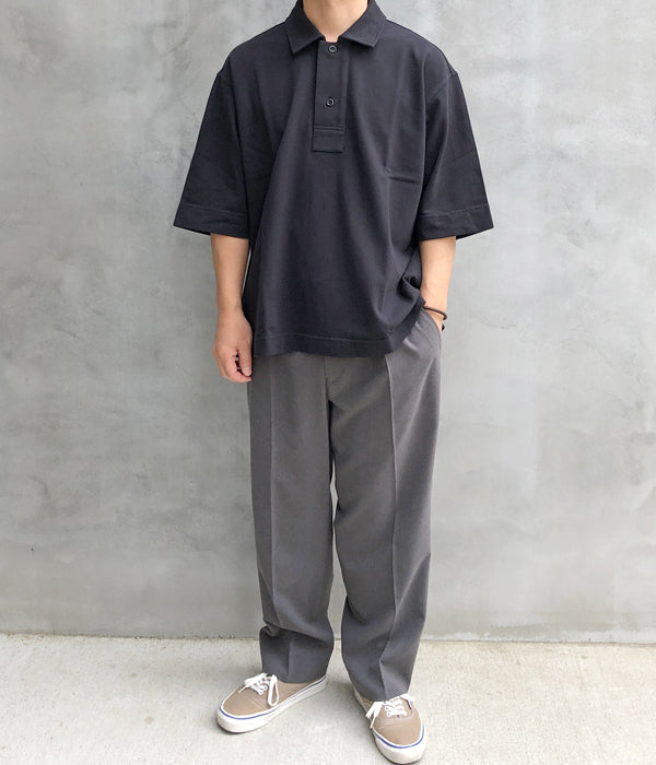 MHL./DRY PIQUE JERSEY POLO SS (BLACK)