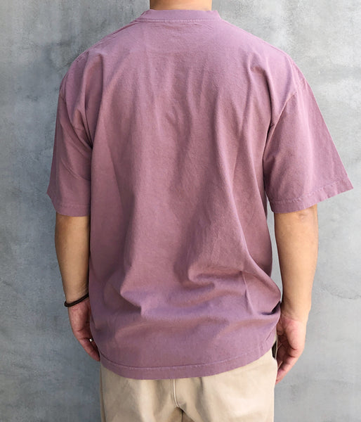 LQQK Studio/STACKED LOGO IRIDESCENT TEE (MAUVE)