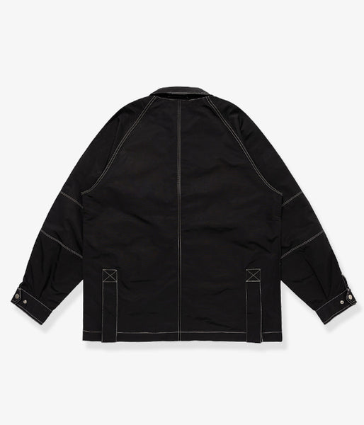 LQQK Studio/CORDURA LONG FIELD COAT (BLACK)