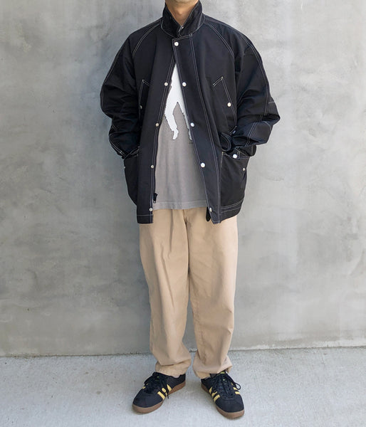 LQQK Studio/CORDURA LONG FIELD COAT (BLACK)