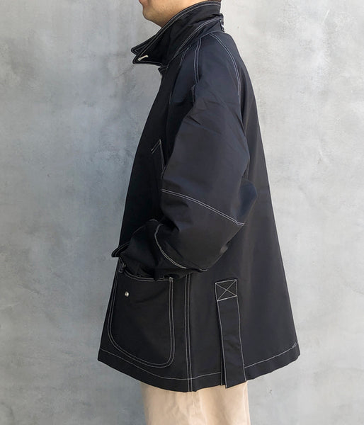 LQQK Studio/CORDURA LONG FIELD COAT (BLACK)