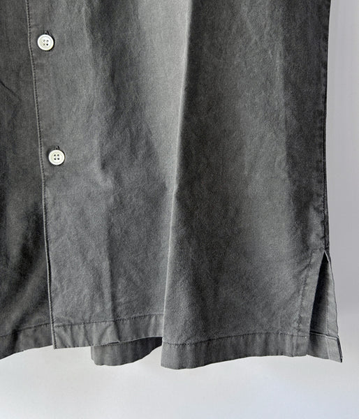 DESCENDANT/S WIND OPEN COLLAR SS SHIRT (GRAY)