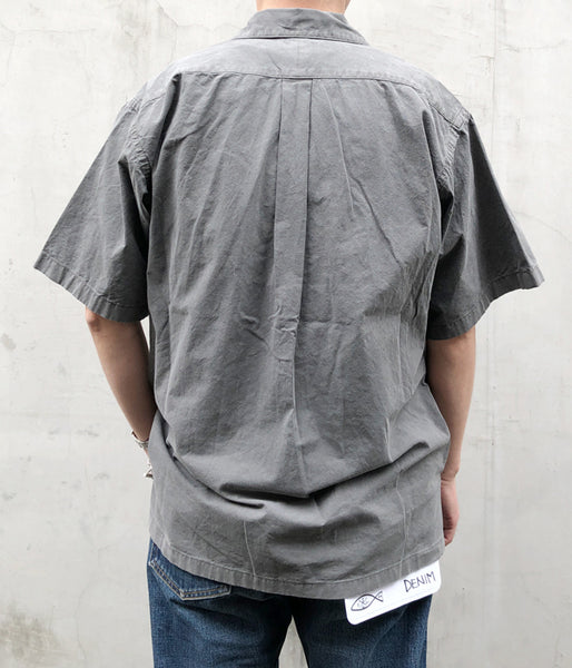 DESCENDANT/S WIND OPEN COLLAR SS SHIRT (GRAY)