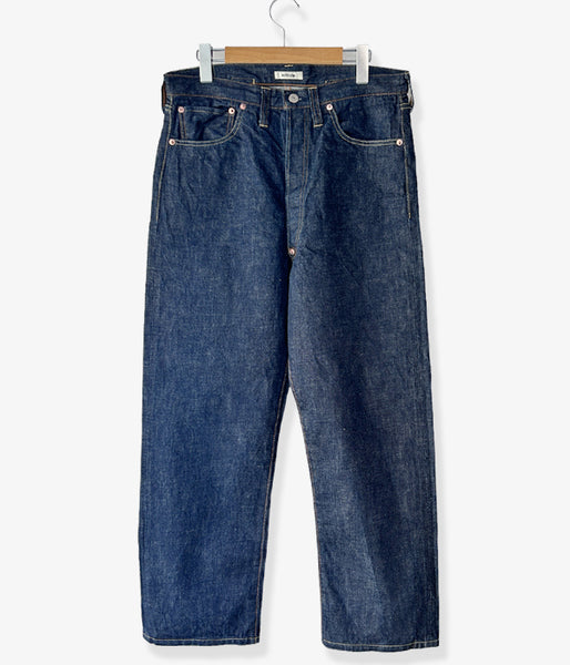 INTERIM/1937XX" SHUTTLE DENIM TROUSERS (NAVY)