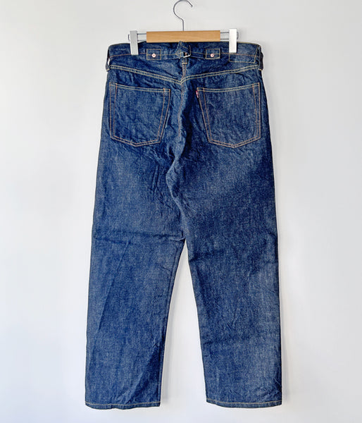 INTERIM/1937XX" SHUTTLE DENIM TROUSERS (NAVY)