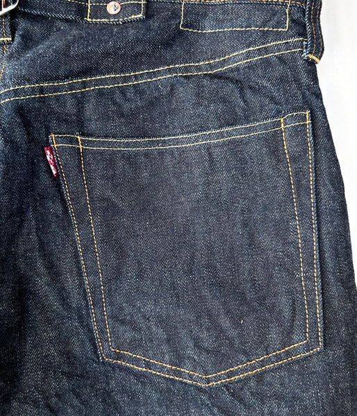 INTERIM/1937XX" SHUTTLE DENIM TROUSERS (NAVY)