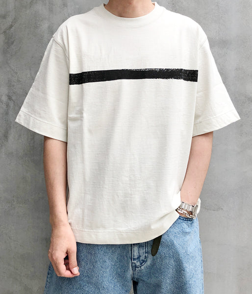 MHL./PAINTED DRY COTTON JERSEY SS (WHITE)