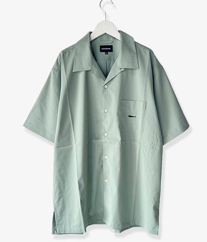 DESCENDANT/PIER OPEN COLLAR SS SHIRT (GREEN)