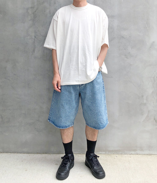 INTERIM/BINDER NECK LOOP WHEEL AME-KAJI TEE (OFF)