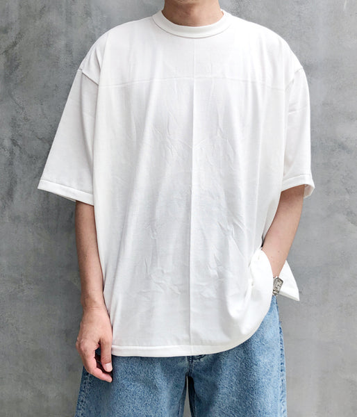 INTERIM/BINDER NECK LOOP WHEEL AME-KAJI TEE (OFF)