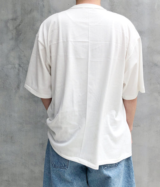 INTERIM/BINDER NECK LOOP WHEEL AME-KAJI TEE (OFF)