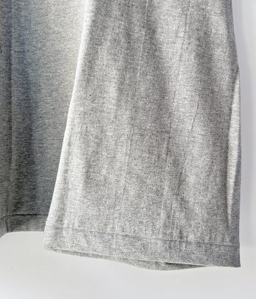 INTERIM/BINDER NECK LOOP WHEEL AME-KAJI TEE (A.GRAY)