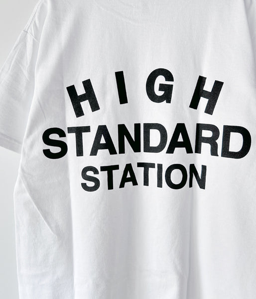 HIGH! STANDARD/13 STANDARD 6.0oz 1301 CREW SS TEE (WHITE)