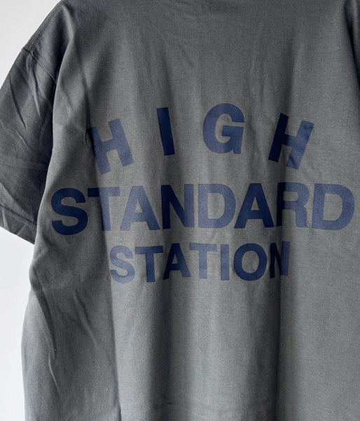 HIGH! STANDARD/13 STANDARD 6.0oz 1301 CREW SS TEE (CHARCOAL)