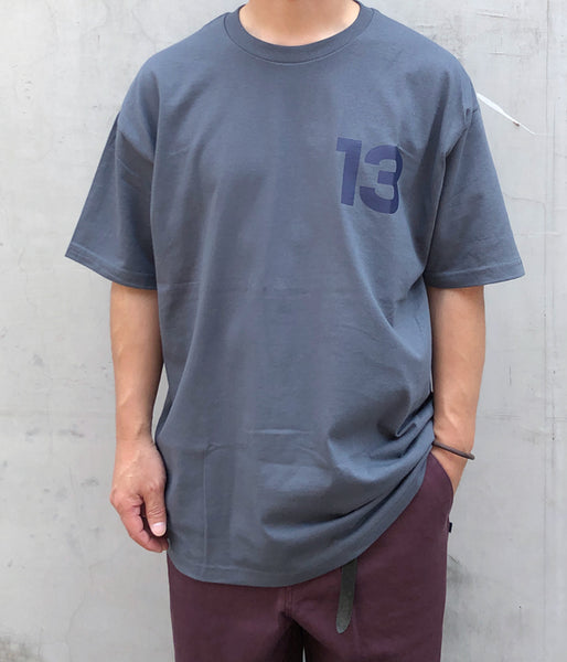 HIGH! STANDARD/13 STANDARD 6.0oz 1301 CREW SS TEE (CHARCOAL)