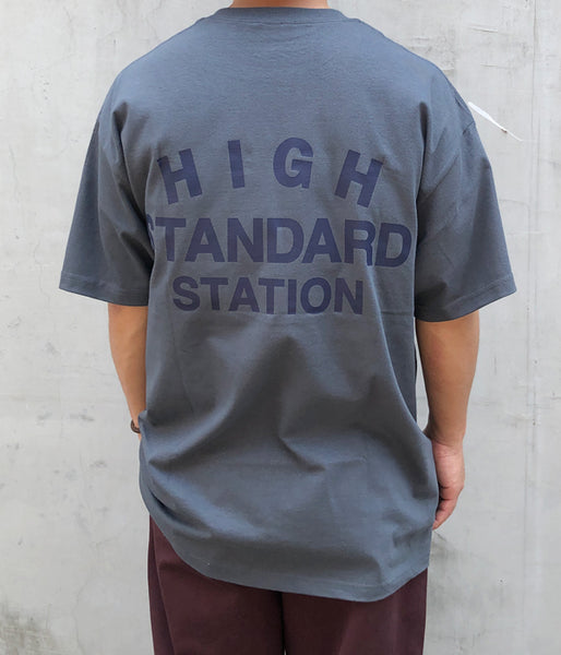 HIGH! STANDARD/13 STANDARD 6.0oz 1301 CREW SS TEE (CHARCOAL)