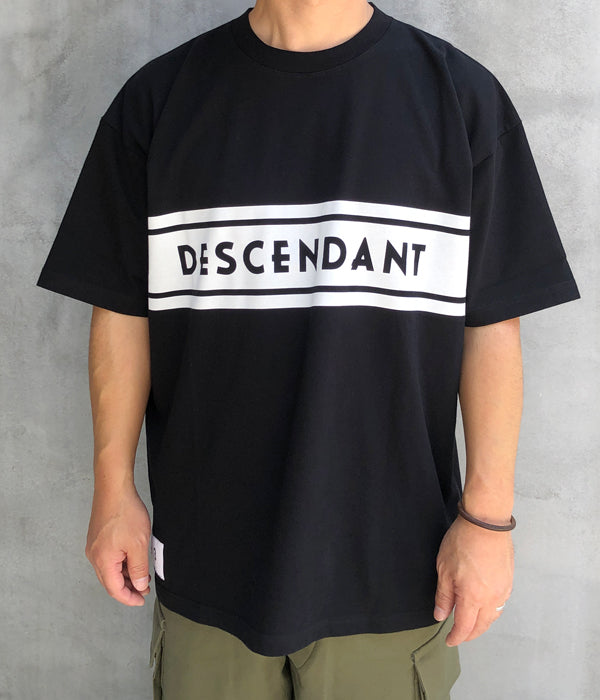 DESCENDANT トップス　黒 DESCENDANT/POSH ORGANIC COTTON SS (BLACK)