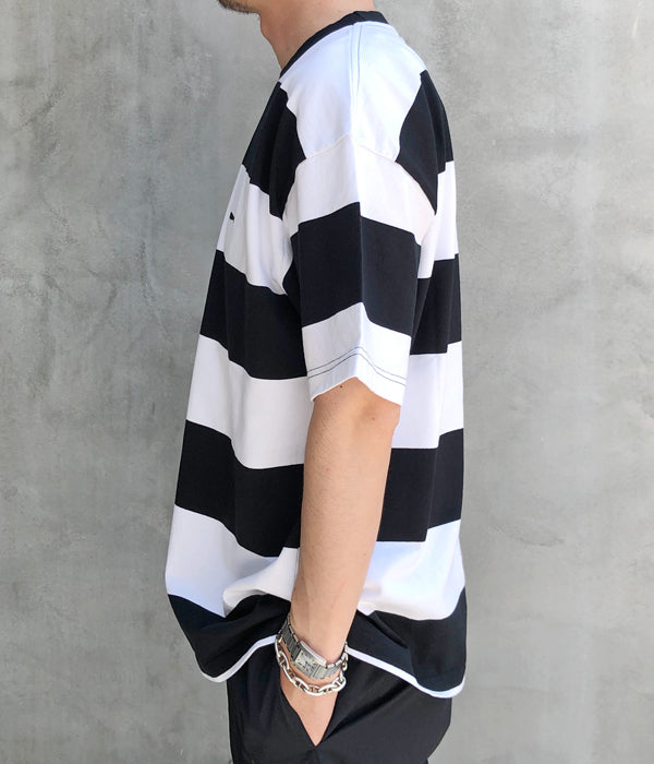 DESCENDANT/HORIZONTAL STRIPE SS (BLACK)