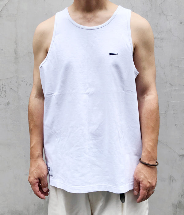 トップス DESCENDANT CACHALOT COTTON TANKTOP/size1 DESCENDANT/CACHALOT ORGANIC COTTON TANKTOP (BLACK)