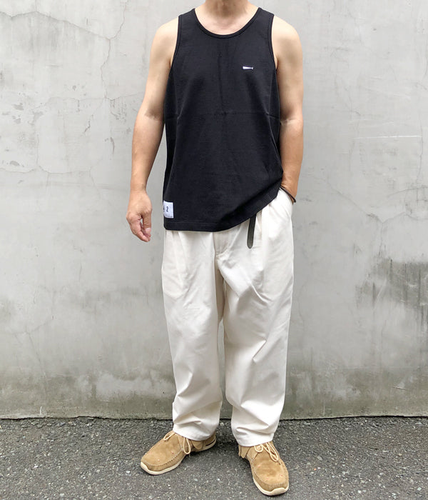 DESCENDANT/CACHALOT ORGANIC COTTON TANKTOP (BLACK)
