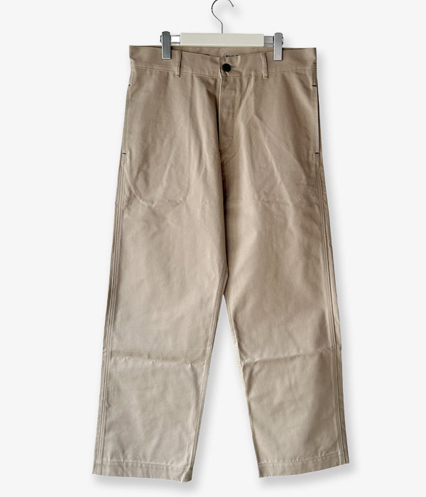 DESCENDANT/DC-6 TWILL TROUSERS (KhaKee)