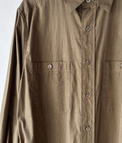 blurhms ROOTSTOCK/END ON END USN SHIRT DRESS (KhakiBeige)