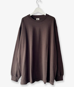 blurhms ROOTSTOCK/CLASSIC LONG-SLEEVE TEE (KhakiBrown)