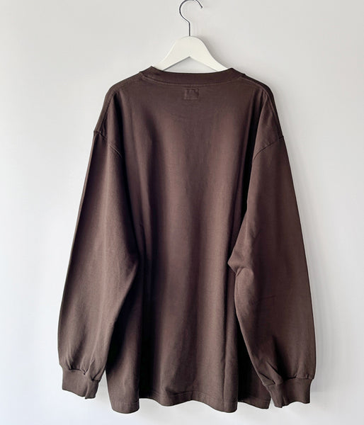 blurhms ROOTSTOCK/CLASSIC LONG-SLEEVE TEE (KhakiBrown)