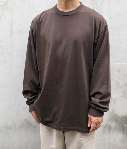 blurhms ROOTSTOCK/CLASSIC LONG-SLEEVE TEE (KhakiBrown)