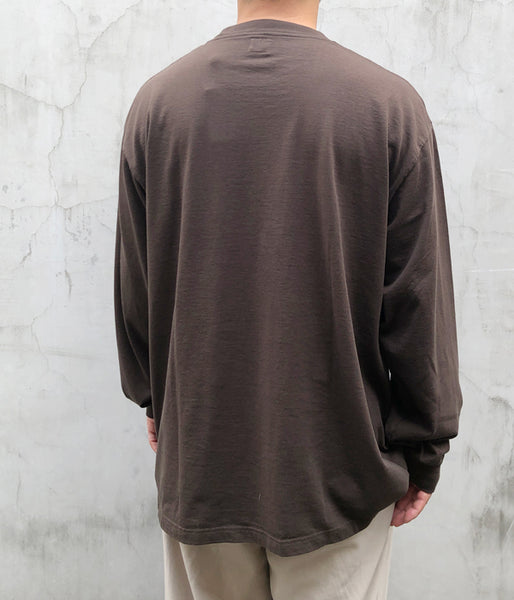 blurhms ROOTSTOCK/CLASSIC LONG-SLEEVE TEE (KhakiBrown)