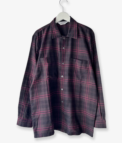 HIGH! STANDARD/LT FLANNEL WORK SHIRT (BROWN)