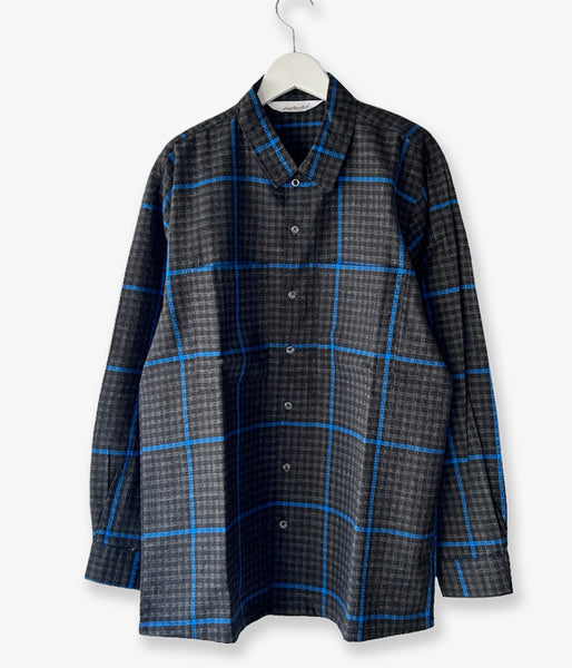 HIGH! STANDARD/LT FLANNEL WORK SHIRT (BLACK)